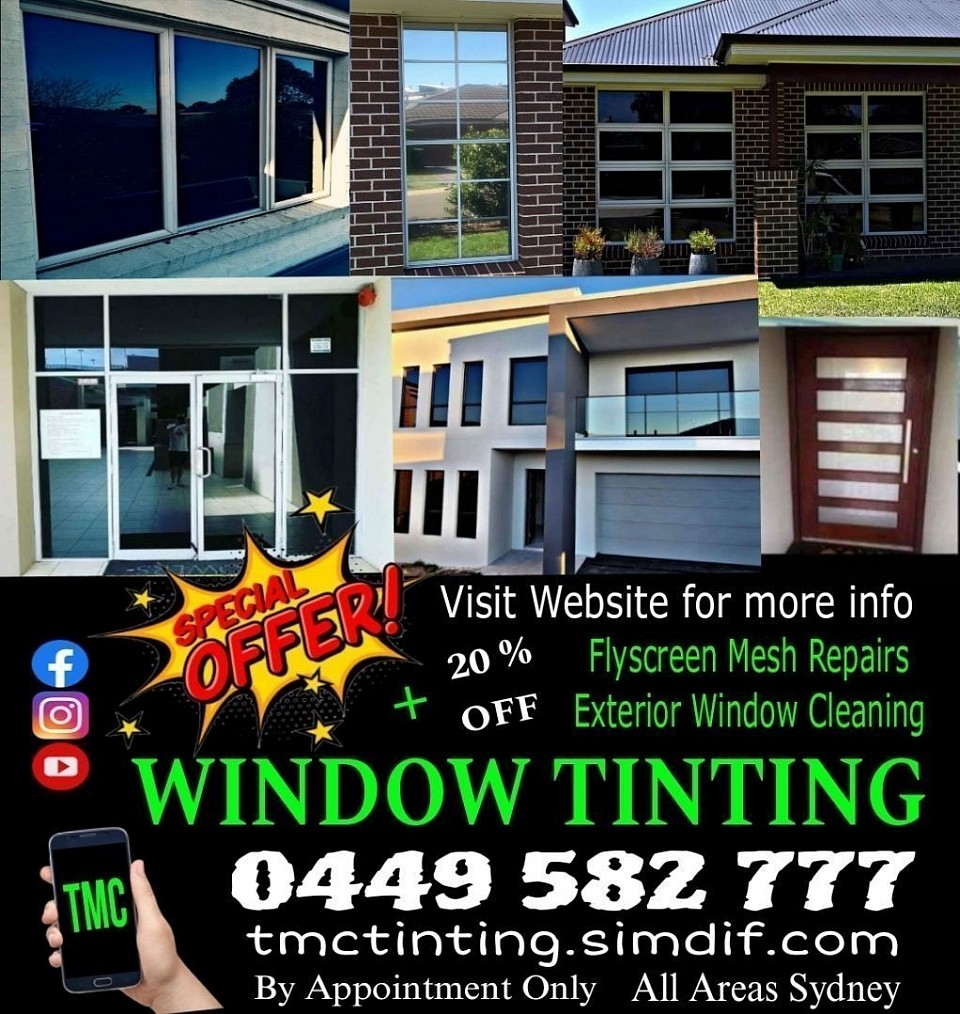 Home Window tinting prestons, home improvement specialists sydney, aliminium doors, aliminium windows, patio enclosed installers, home tinting service near me in sydney, marsden park home world , marsden park glass service, parramatta glass, decorative home glass solutions, home window cleaning near me in sydney, window tinting edmondson park, window tinting manly, window tinting parramatta, window tinting moorebank, window tinting canleyvale, window tinting revesby, window tinting oran park wimdow tinting leppington, window tinting marsden park, window tinting richmond, window tinting castlehill, window tinting coogee, window tinting dural, window tinting clovelly, home upgrade specialist, windows and doors sydney, flyscresn replacement, flyscreen mesh, home window cleaning, privacy glass specialist, shopfront glass signage installers, sydney office glass fitout service, budget blinds, cheap blinds sydney, safety glass for homes ,Diy blinds, home diy, window shades, ndis home services, home improvement specialists sydney, patio installers sydney, frameless glass , window frost options, sydney home sales , realestate make over ideas, local business , qindow tint.school sydney, learn art of wimdow tint, wimdow tint course sydney, custom glass , decorative glass options, best window tinting sydney, top 3 window tint shops sydney , oldschool cars tinted , security glass, shopfront safety glass, office frosting , car window tinting , cool car , Protect Your Ride,  car care,  sydney australia,  tint ,  Car Upgrades ,  window tinting specialist ,  afterpayit ,   afterpayaccepted ,  afterpayaustralia ,  window tinting service nearme ,  window tint service , window tinting , Home Upgrades , apartment living , energy efficiency , Home Improvement ,sydneyhomes ,windowcoverings ,windowsanddoors, ,WindowTreatments ,afterpayit ,afterpayaccepted ,afterpayavailable ,betterhomesandgardens , Betterhomesandgardensrealestate , betterhomes , decorativeglass , modernhome , modernhomedesign , WindowTintingSydney, HomeOfficeTinting, EnergyEfficientWindows, RenovateSydney, SydneyBlindsAlternatives, BuildingInSydney, EnergySavingsSydney, HomeOfficeUpgrade, TintForEnergy, SydneyHomeRenovation, WindowFilmSydney, EcoFriendlyHome, WindowTintingForSavings, SustainableLivingSydney, SydneyHomeImprovement, BlindsAlternative, SaveOnEnergyBills, SydneyEnergyEfficiency, TintYourWindows, HomeRenovationSydney   window tinting sydney, window options,  HomeUpgrades , apartment living ideas,  energyefficiency , HomeImprovement , sydneyhomes , windowcoverings , windowsanddoors , WindowTreatments , afterpayit , afterpayaccepted , afterpayavailable , betterhomesandgardens  ,Betterhomesandgardensrealestate , betterhomes , decorativeglass , modernhome , modernhomedesign   ,WindowTintingSydney, HomeOfficeTinting, EnergyEfficientWindows, RenovateSydney, SydneyBlindsAlternatives, BuildingInSydney, EnergySavingsSydney, HomeOfficeUpgrade, TintForEnergy, SydneyHomeRenovation, WindowFilmSydney, EcoFriendlyHome, WindowTintingForSavings, SustainableLivingSydney, SydneyHomeImprovement, BlindsAlternative, SaveOnEnergyBills, SydneyEnergyEfficiency, TintYourWindows, HomeRenovationSydney ,  window shade options, window blinds , window shutters for home, blockout blinds, window tecnicians near me , Glass options, windows and doors , window film options, upcoming Window Tint training course sydney, How to start tinting windows, Window tinting prices,bPrivacy glass windows for home, Getting my windows tinted , Home decor, Window screen mesh replacement, Home Exterior Window Cleaning near me, Window Tinting comparison, Home Window Tinting, affordable Home upgrades can be achieved great by simple small solution like home window tintinng whethere u live near coast areas like bondi cougee manly or down shellharbour or even out west like marsden park richmond or even leppington denham court home window tinting is energy efficient solution for all home owners wanting to save on energy costs aswel as reduce future home repairs from sun damage to carpets furniture and blinds window tint is recommended by cancer council which shkws having window film installed on your glass windows and glass doors can dramatically assist in reducing the heat glare and energy costs which means more money in your pocket home upgrades and repairs like windiw coverings flyscreens that get warn fdom the harmful sun over time can easily be repaired and replaced in no time tmc tinting offers window flyscreen repairs aroumd syxney locatioms and offer 20 percent discount with any full home window tint installation , Sydney blinds near me  sydney glass near me , sydney local , windows , Doors , flyscreen repairs sydney, home exterior cleaning sydney, top 5 window tinting buisnesses in hoxron park, top5 window tinting buisiness wollahra, hoxton parkhomes, wollahra home window tinting,Window tinting near me in sydney, window flyscreen mesh repairs sydney, home improvement upgrades, modern sydney homes, home sales, window blinds, window shutters, roller blinds, window treatments, privacy glass screens, doors, windows, tinted glass, frosted glass, sydney local, window tinting homes, homes with modern upgrades in sydney, energy efficient home upgrades in sydney, aliminium windows, timber doors, double glazed glass, apartment upgrades, bunnings ,mitre 10, home improvement  ideas for home, office particianing, commercial buildings sydney, sydney builds, austral, leppington, marsden park, cronulla, parramatta, tmc , t, tmctinfing, support local , home world leppington, home, household, alfresco , patio flyscreen replacement sydney, home window cleaning exterior inside service near me, window tinting cronulla, window tinting parramatta, window tinting panania, window tinting oran park, window tinting marsden park, home upgrades, homeworld leppington, window tinting riverstone, glass screen, privacy glass options, sydney glass styles, liverpool glass , sydney homes, office glass frost sydney, office glass tinting, commercial building glass options sydney, sydney special offers, xmas gift ideas, home improvement ideas, Harrington Park Glass Window Tinting Camden glass Tinting Lansvale window tinting Tmc Tinting Tint professionals sydney #marsden park Window tinting allambie heights glass window tinting castle hill home office window tinting sydney best home window tinting near me New Builds sydney Sydney energy efficient Homes home styling specialists sydney sydney glass liverpool glass prestons glass camden glass moorebank glass marsden park glass doors glass windows window treatments afforable energy cost saving ideas home window tinting near me homeworld leppington lilly homes fowler homes window shades windkw bkinds leppington window shades marsden park window blimds marsden park window blinds allambie heights windiw blinds cronulla window shutters near me gregory hills glass denham court glass willowdale home window tinting riverstone glass riverstone home window tinting sydney glass service , canberra home window tinting , canberra glass , canberra office glass frosting , solar , energy efficient home tips, stives home window tinting and glass frosting